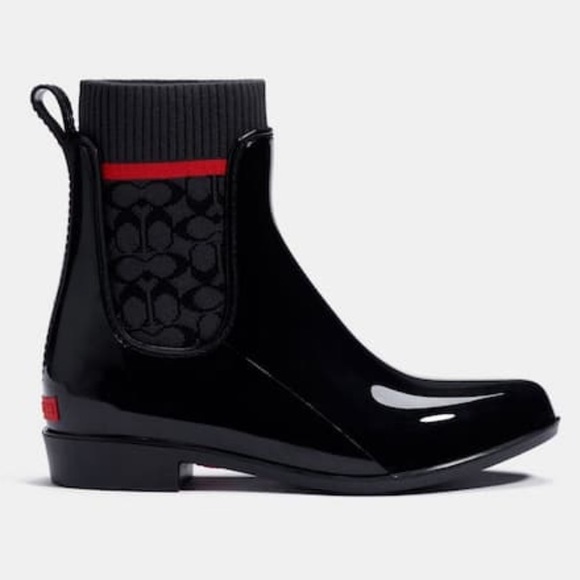 New COACH Rain Bootie - Picture 1 of 9